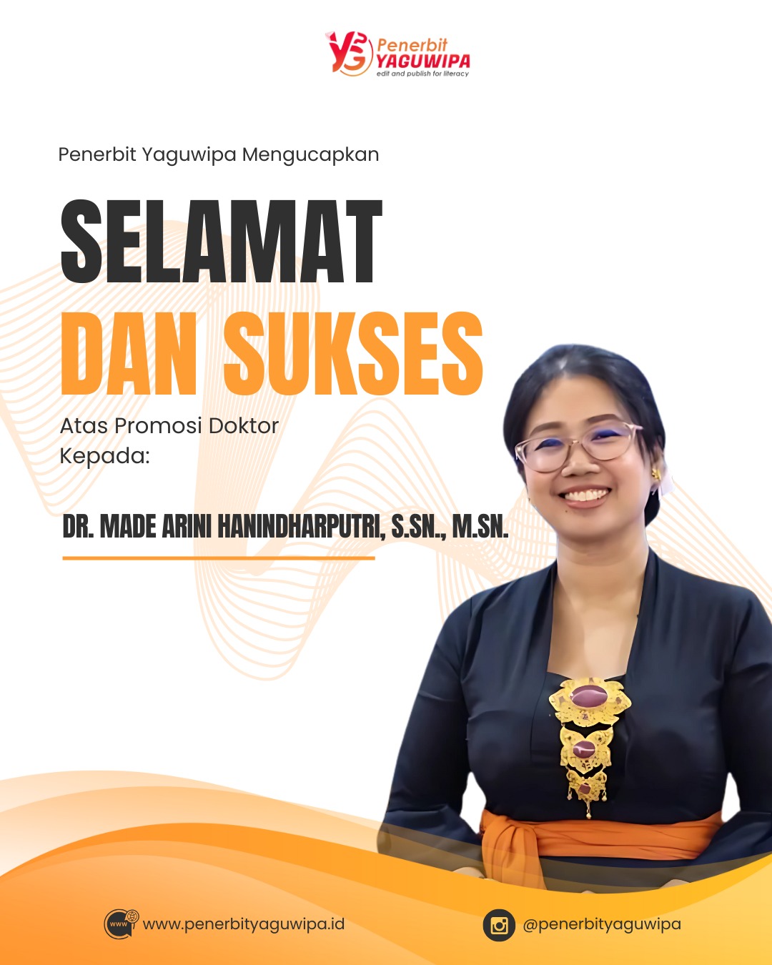 Selamat & Sukses atas Capaian Promosi Gelar Doktor
