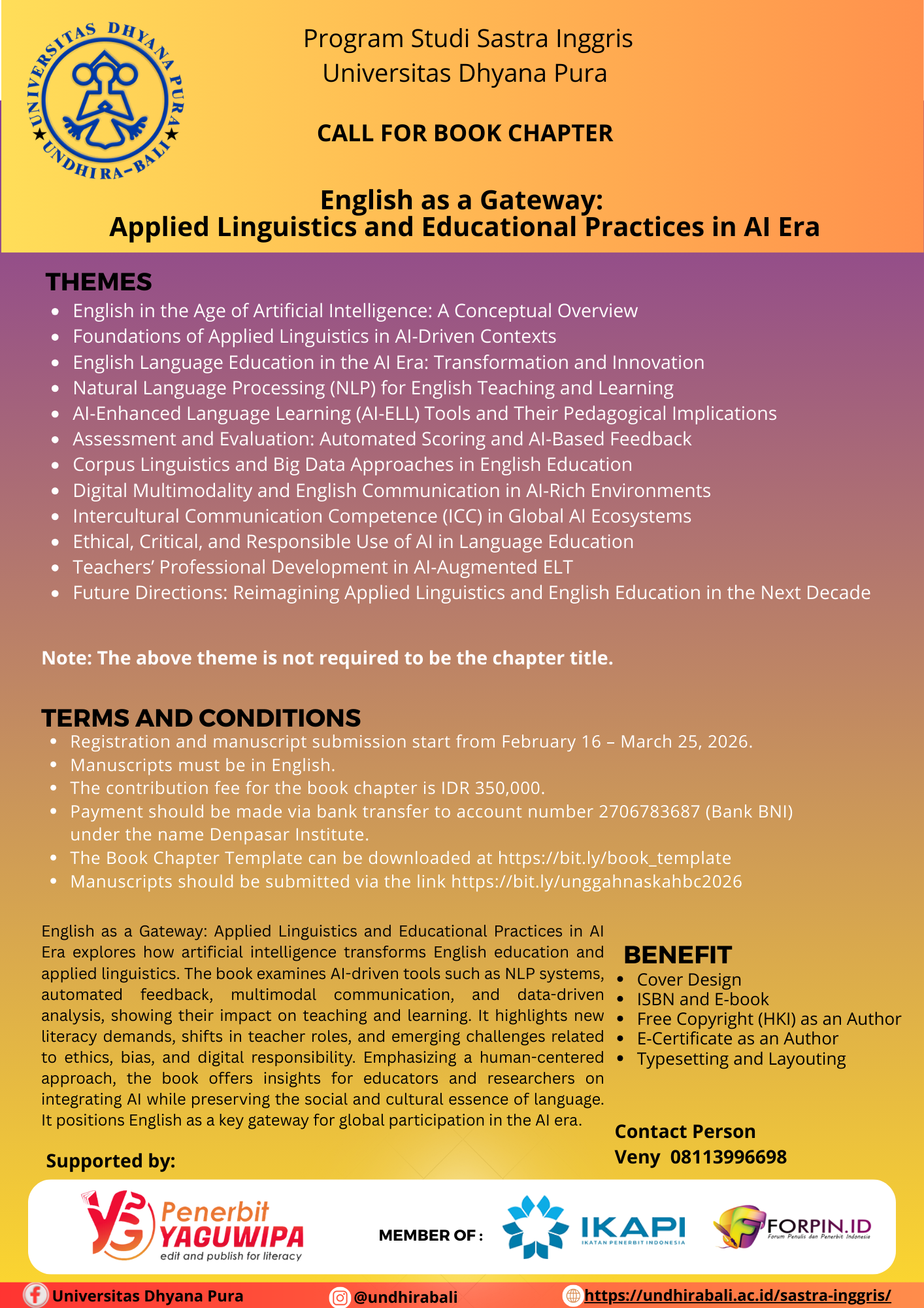 Call for Book Chapter 