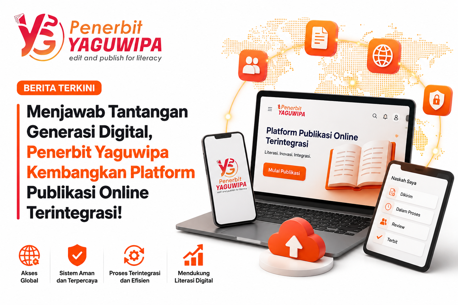 Menjawab Tantangan Generasi Digital, Penerbit Yaguwipa Kembangkan Platform Publikasi Online Terintegrasi