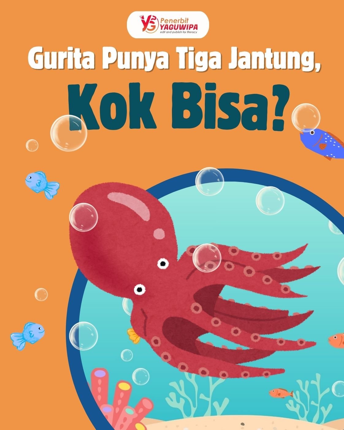 Gurita Punya Tiga Jantung, Kok Bisa?