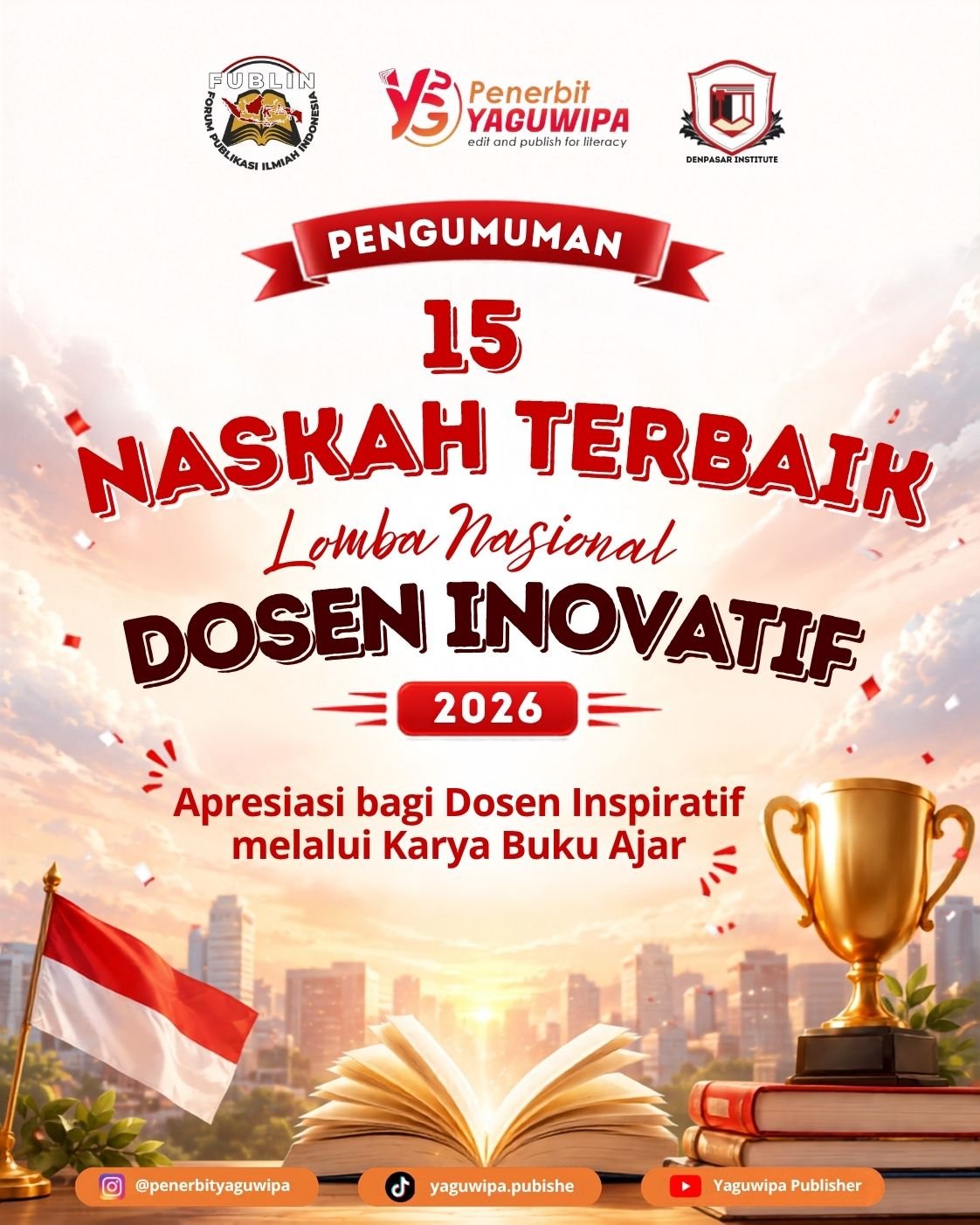 15 Naskah Terbaik Lomba Nasional Dosen Inovatif 2026 