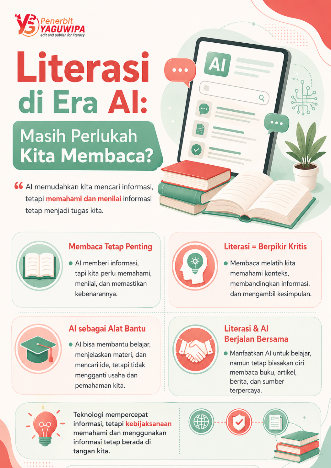 Literasi di Era AI: Masih Perlukah Kita Membaca?