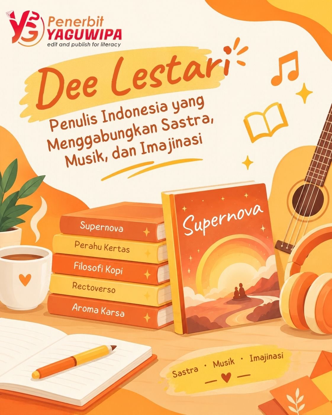 Dee Lestari, Penulis Indonesia yang Menggabungkan Sastra, Musik, dan Imajinasi