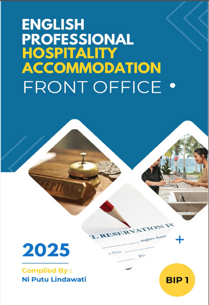 English Professional Hospitality Accommodation Front Office
