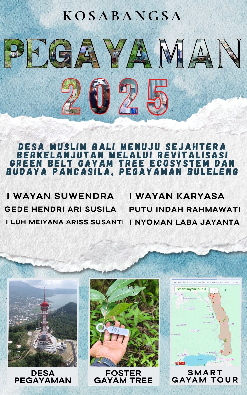 Desa Muslim Bali menuju Sejahtera berkelanjutan melalui Revitalisasi Green Belt Gayam Tree Ecosystem dan Budaya Pancasila, Pegayaman Buleleng