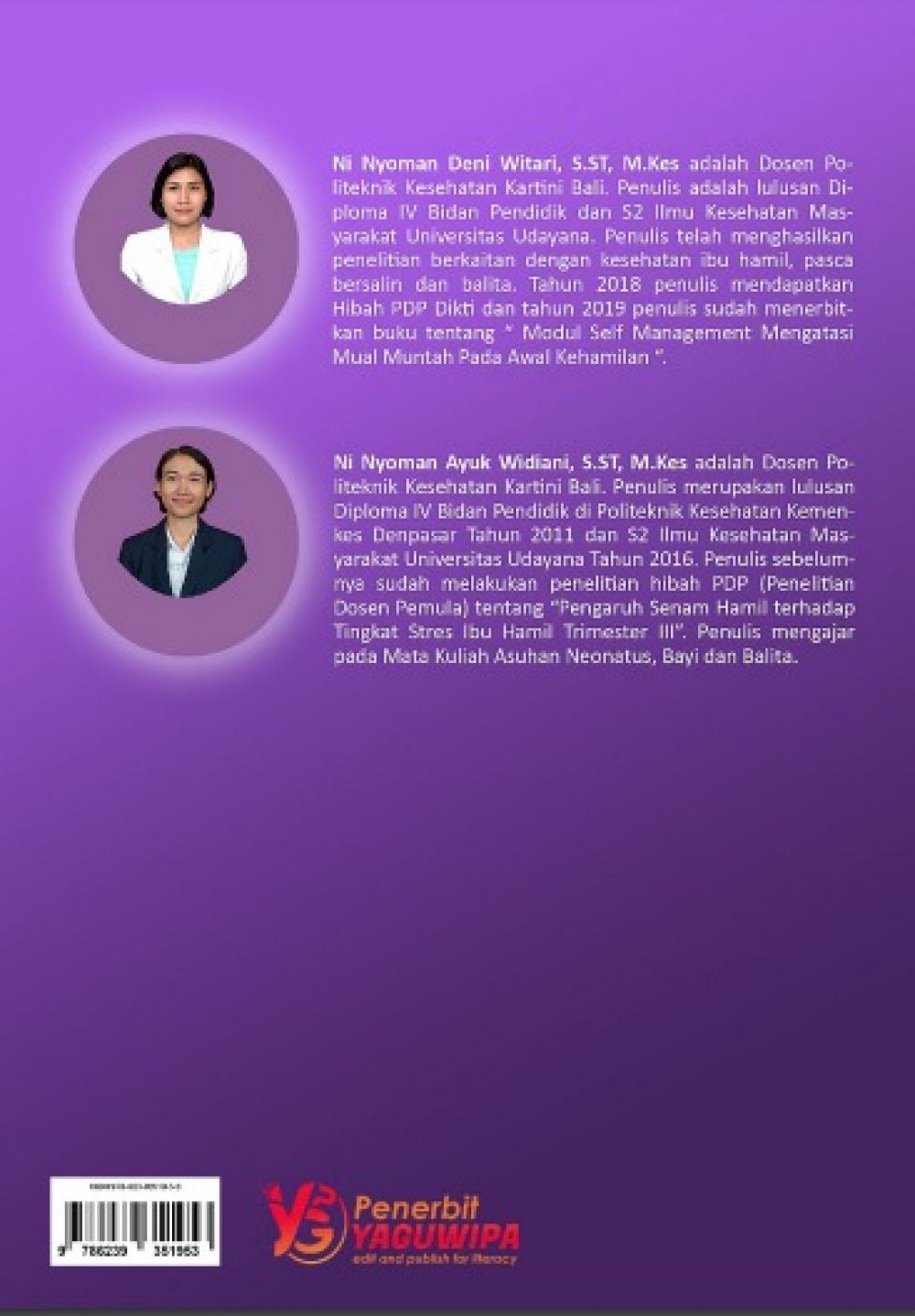 Senam Hamil cover belakang