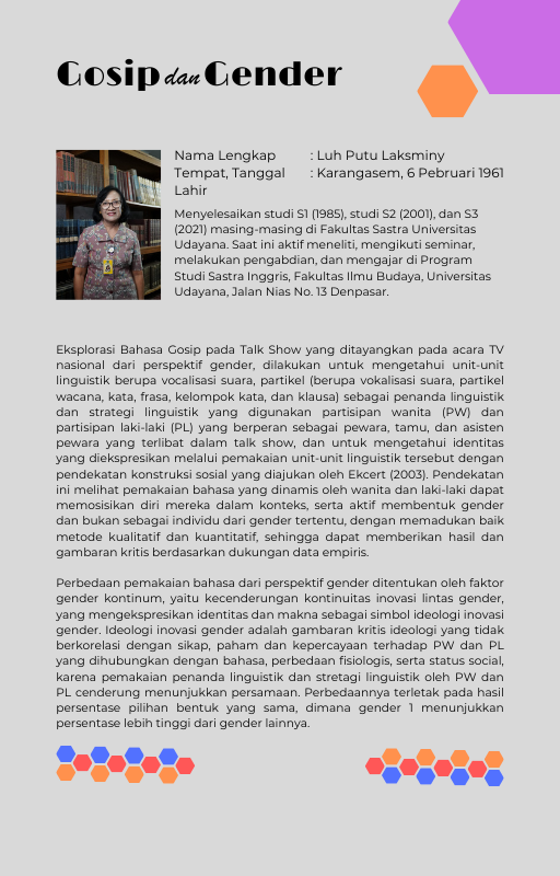 Gosip dan Gender cover belakang