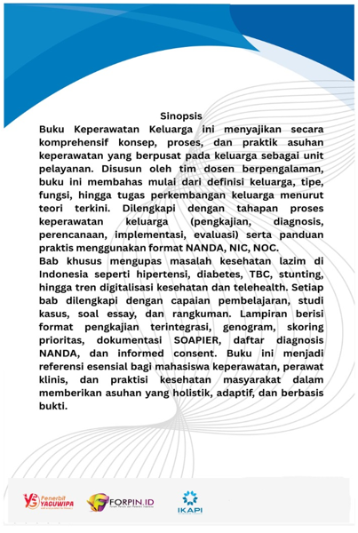 Keperawatan Keluarga cover belakang
