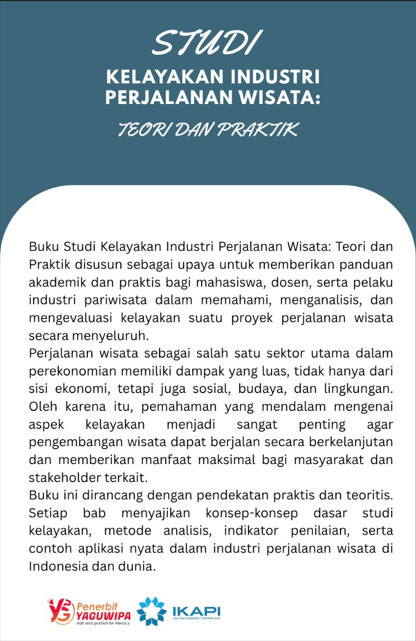 Studi Kelayakan Industri Perjalanan Wisata: Teori dan Praktik cover belakang