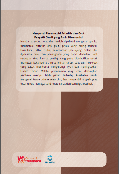 Mengenal Rheumatoid Arthritis dan Gout: Penyakit Sendi yang Perlu Diwaspadai cover belakang