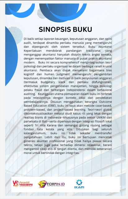 Akuntansi Keperilakuan cover belakang