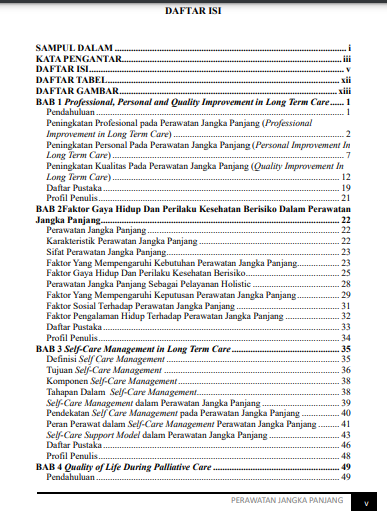 Perawatan Jangka Panjang: Pendekatan Holistik dan Manajemen Berkelanjutan daftar isi