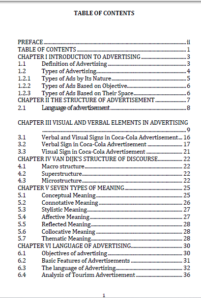 Tourism Advertising: A Critical Discourse Analysis Perspectives daftar isi