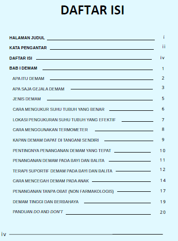 Demam dan Nyeri: Kenali dan Penanganannya daftar isi